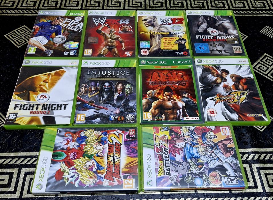 Fifa 17/18/Tekken/Dragon B/NFS/F1/Grand T/Grid Xbox 360/PS 3