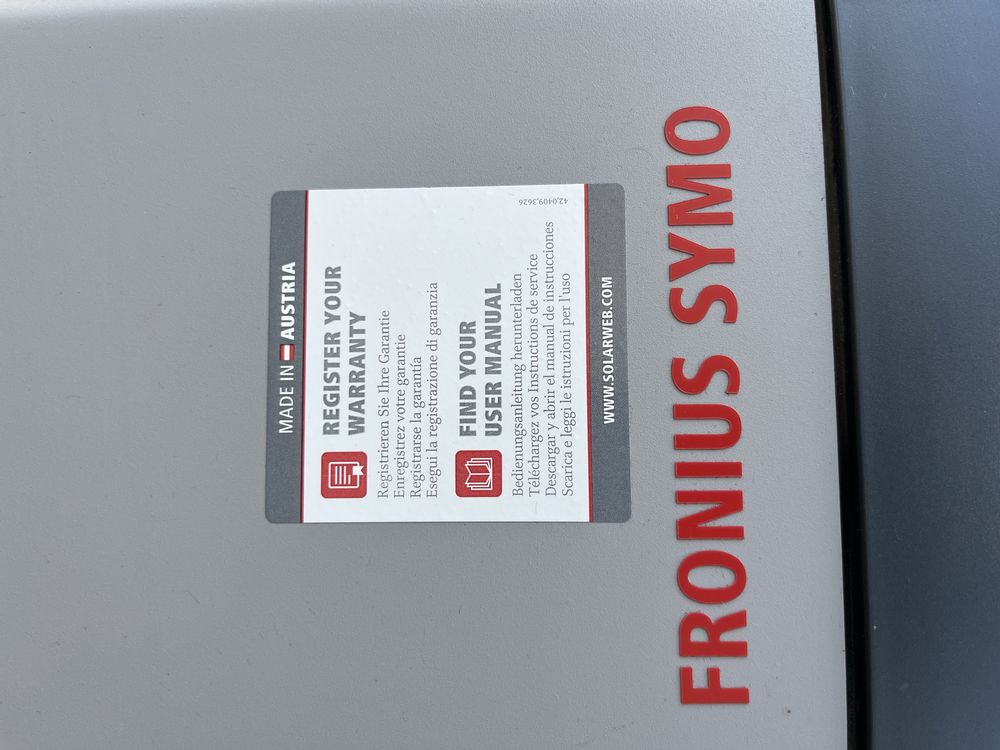 Vand invertor trifazat 8,2 kw Fronius Symo