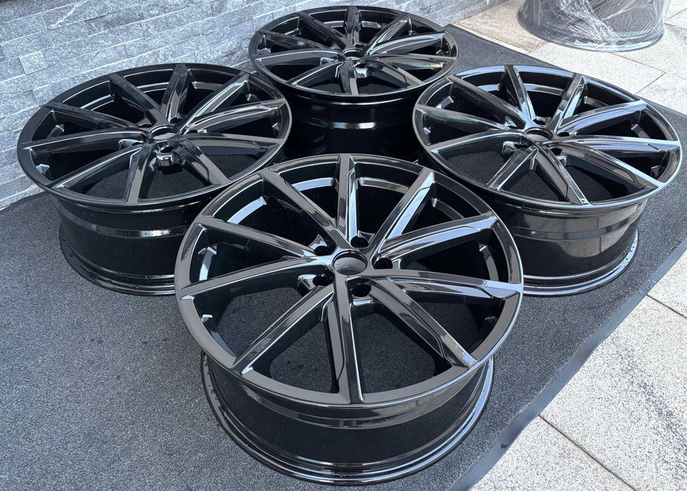Set jante aliaj r20 5x112 negre Vw Audi Mercedes Skoda