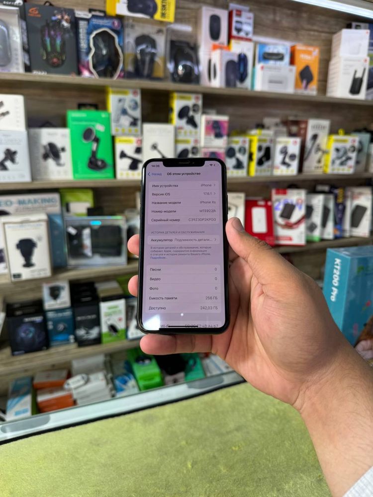 Iphone xs 256gb idial ochilmagan yomkus 76%