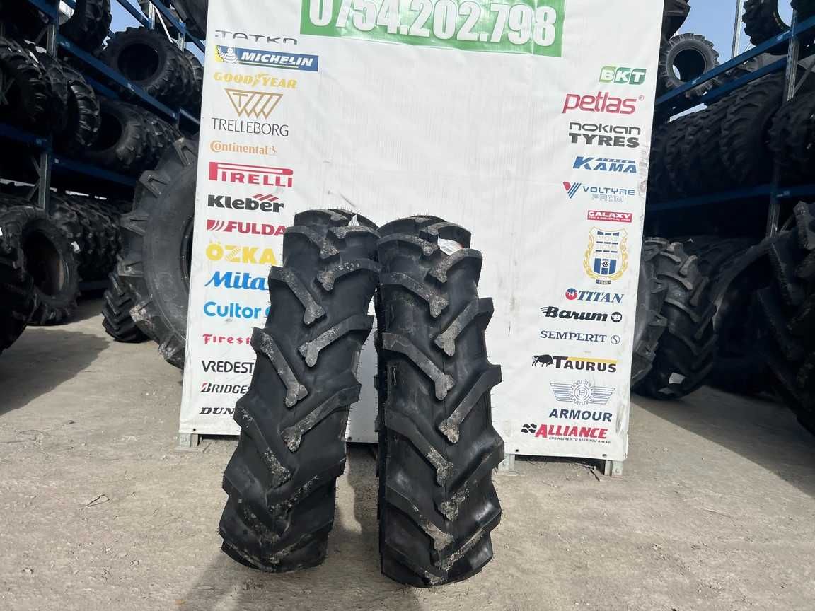 Cauciucuri noi 12.4-24 ranforsate 10 pliuri pt tractor marca ALLIANCE