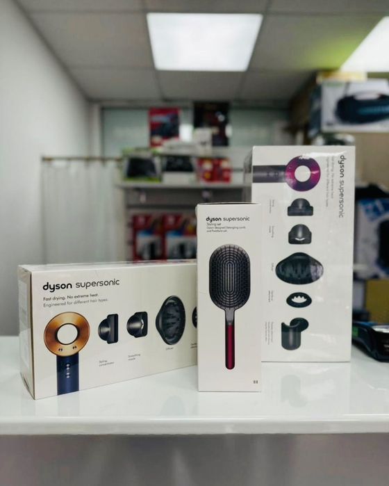 Акция Dyson 1+1 Дайсон Стайлер Фен + Дайсон Выпрямитель Фен в подарок