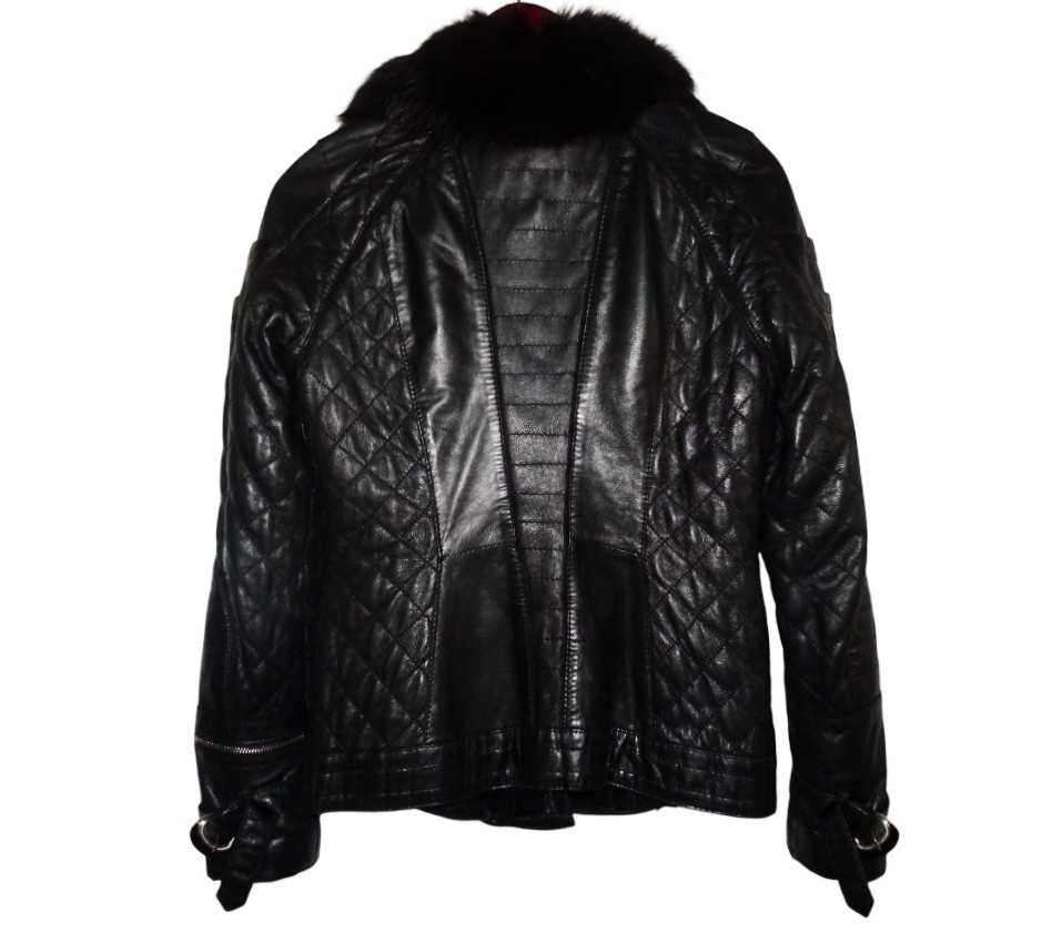 Зимно кожено яке Gucci