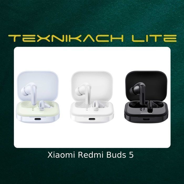 Новый! Xiaomi Redmi Buds 5 - Доставка Бесплатно