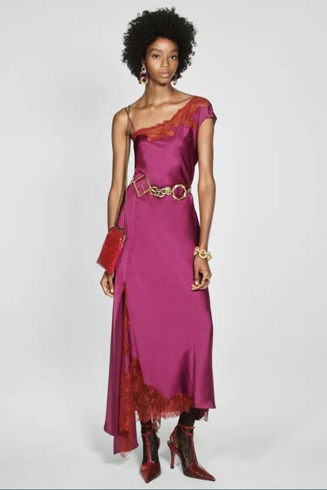 Rochie stil tunica indiana Zara