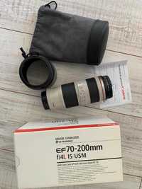 Vand Canon EF 70-200 mm f/4L IS USM + filtru HOYA PRO1 MC-UV 67mm