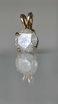 Pandativ aur 14k cu diamant 0.70ct