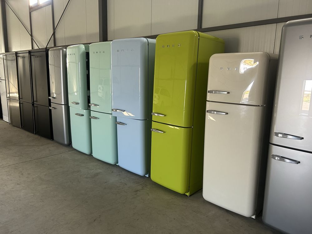 Инверторен Хладилник СМЕГ SMEG FAB32RLI5 ,Лайм , 196 см , 331 литра