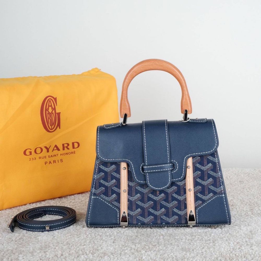 Geanta Goyard-Colectia noua-Piele naturala-poze reale ! Culoare:negru/