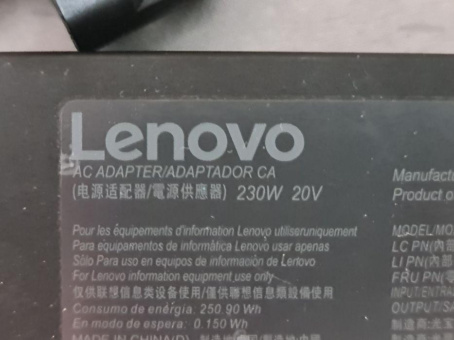 Incarcator lenovo legion 230w 20v