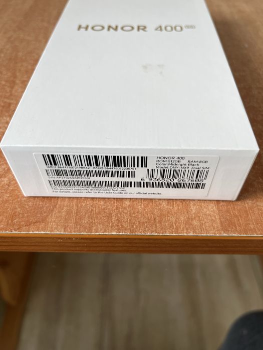 Telefon HONOR 400 5G, 256GB, 8GB RAM, Dual SIM, Midnight Black