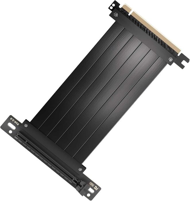 Cablu 20cm PCIe 3.0 X16 GPU Riser placa video,unghi 90 grade RX RTX