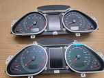 Ceasuri bord color / monocrom rosu maxidot Audi a6 c6