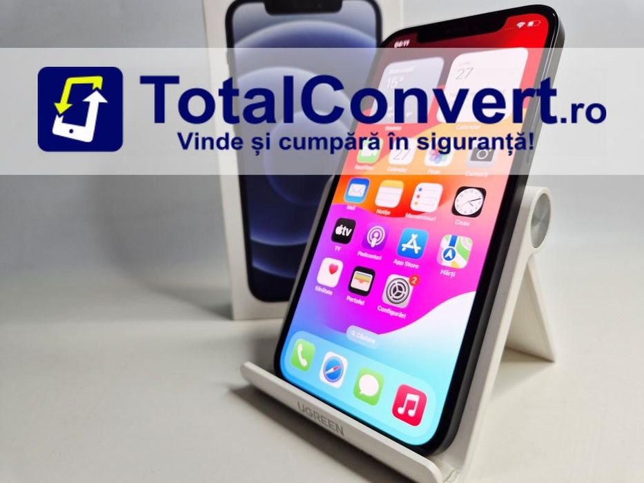 Apple iPhone 12 64GB Black 4GB Single SIM, Garantie 24 luni | #R87641