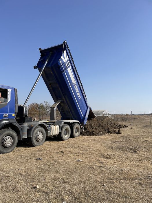 Pamant curat sau spartura pt umplutura, aducere la nivel terenuri