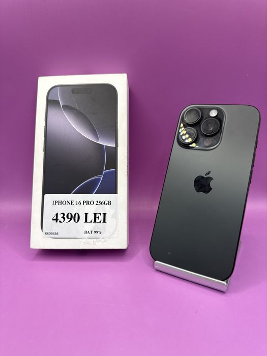 Iphone 16 pro 256gb baterie 99 •Matei Amanet Crangasi•88093