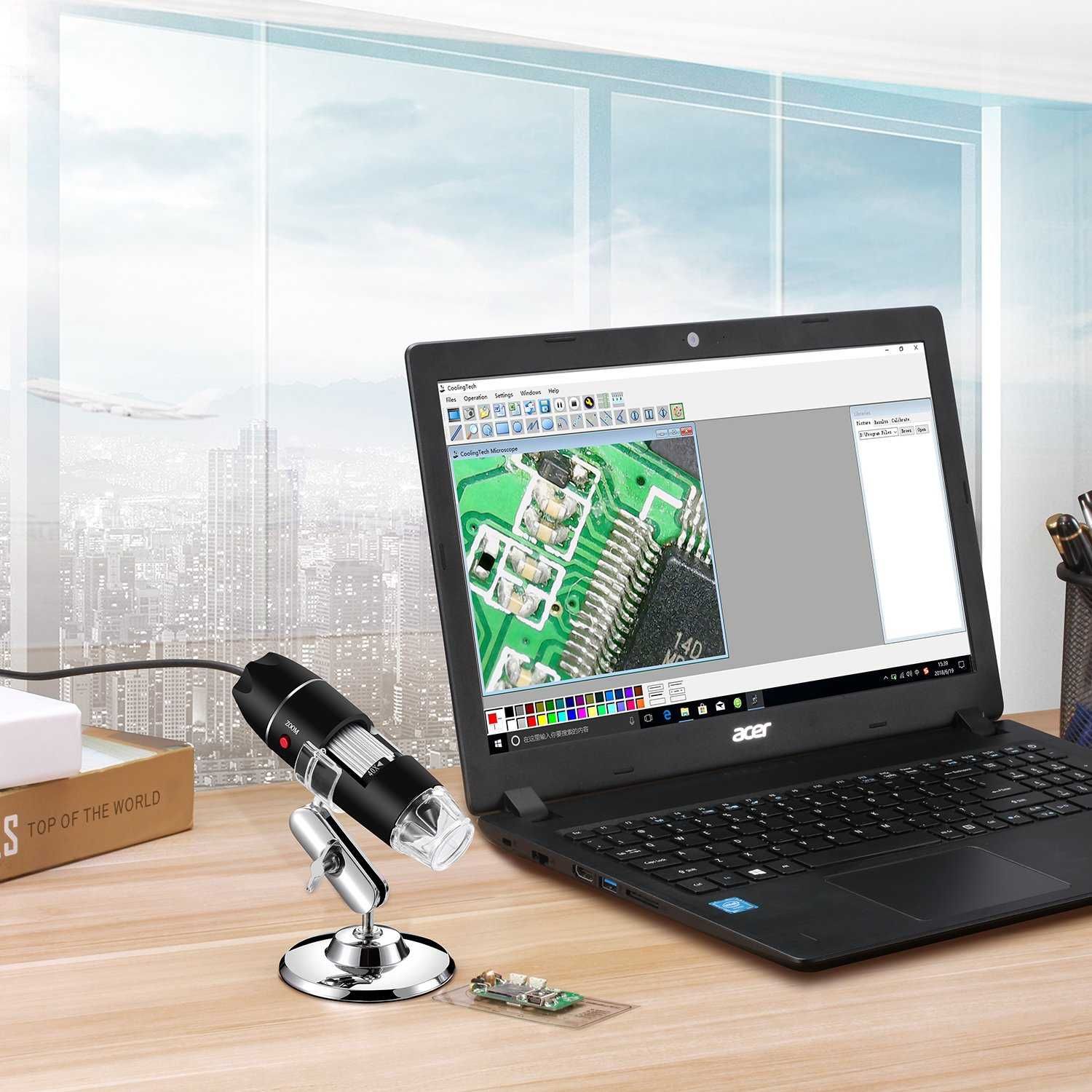 USB цифров микроскоп