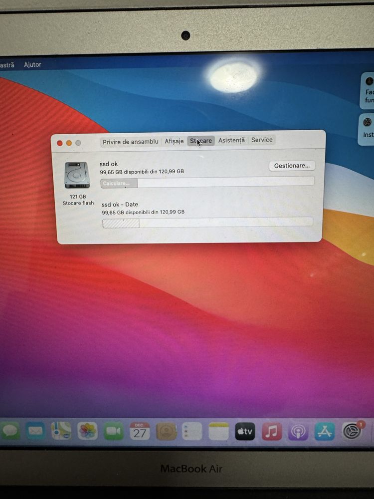 MacBook Air i5   13 inch macOS Big Sur