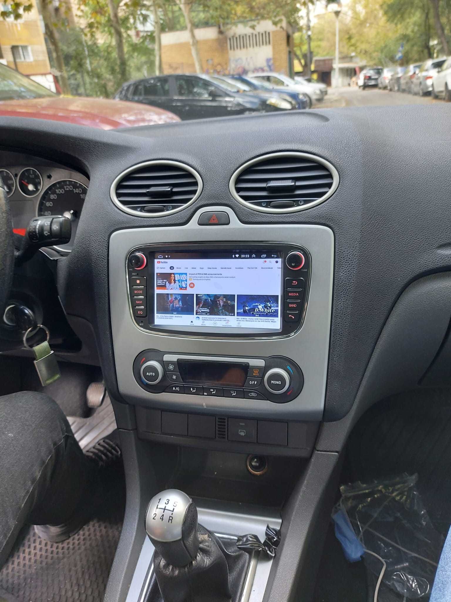 Navigatie Android Ford Focus Mondeo Cmax Waze YouTube GPS USB BT