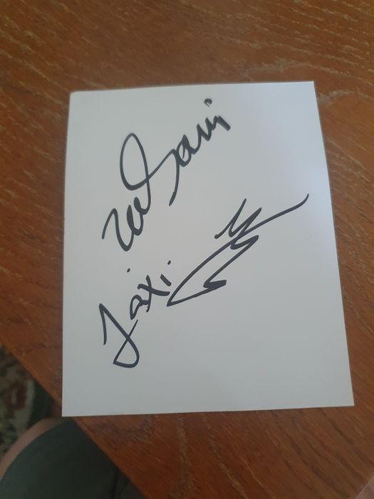 Official Card semnat de Madalin Jaxi Zasami