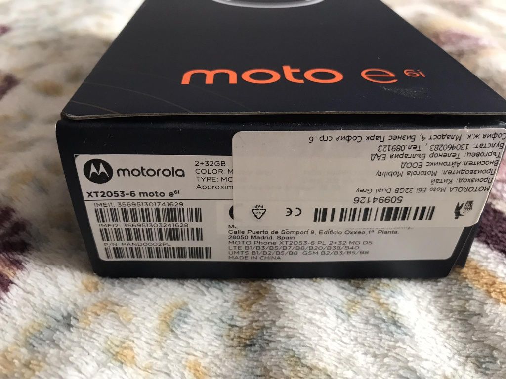 Motorola moto E6i