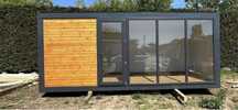 Container vitrina modular birou fastfood