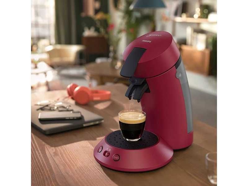 Кафемашина  Philips Senseo Original+ CSA210/91, Червена