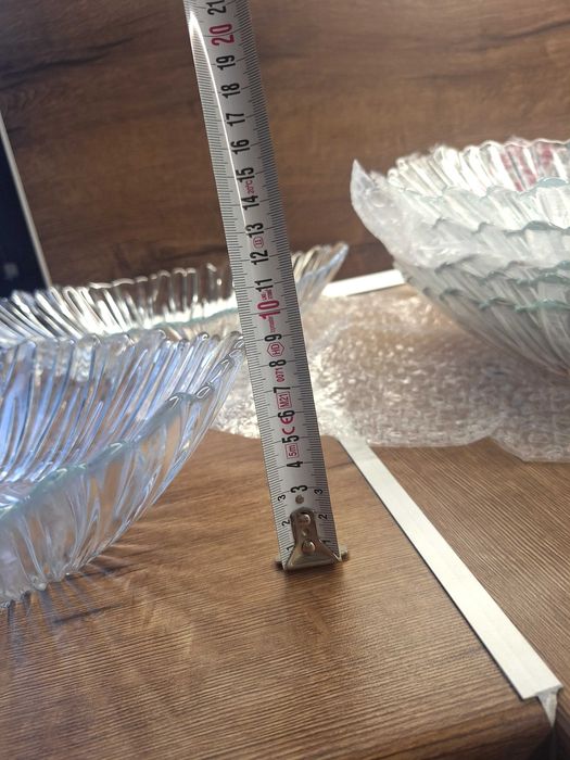 Големи стъклени чинии 8 бр