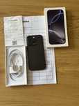 Бартер като нов iphone 16 pro 256 balck 100%