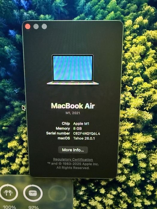 MacBook Air M1 (2021) 8GB/256GB