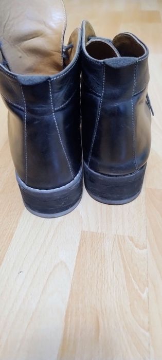 Ghete piele bleumarin pentru băieți, mărimea 39