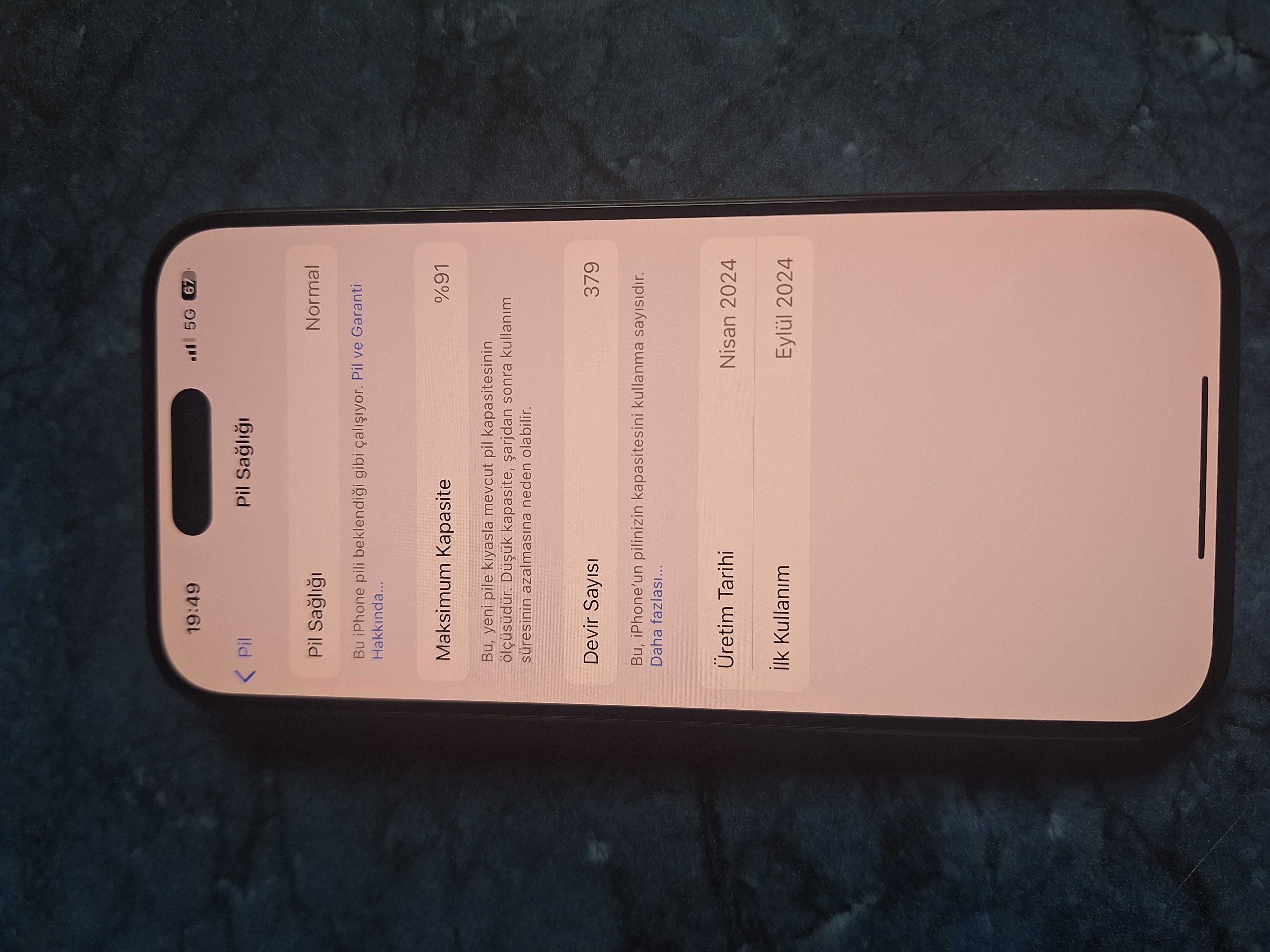 Iphone 15 pro 256GB Bateriq 91%