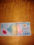 Vând  bancnota ediție limitata cu eclipsa de soare din 2000