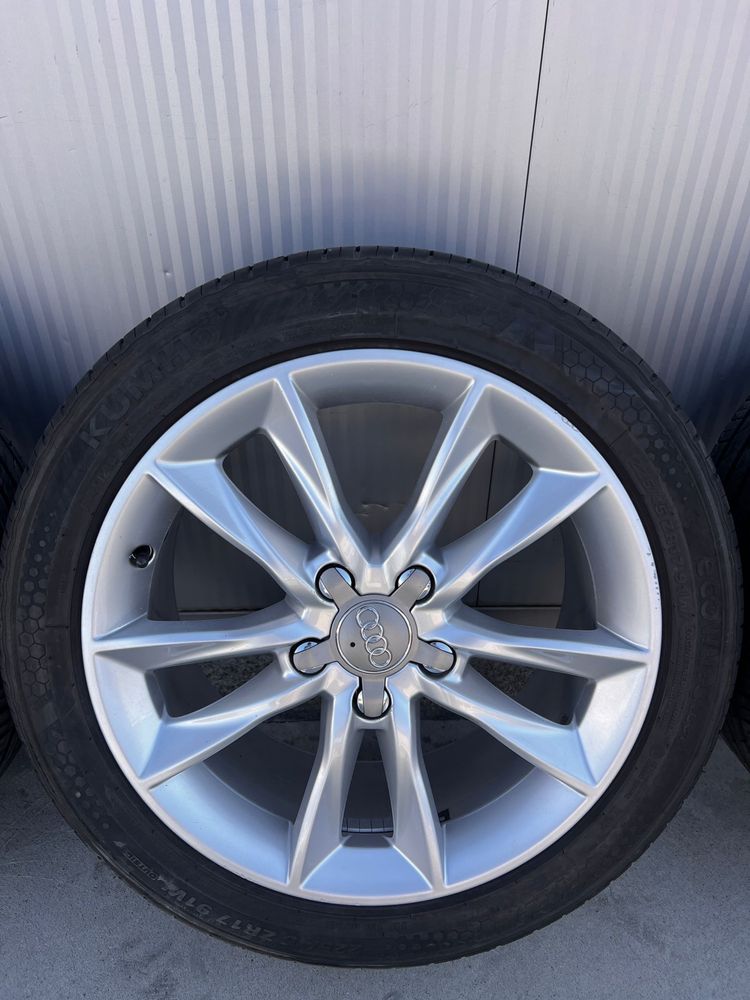 Seti Roti/Jante 17 OEM Audi + 3 Anvelope Vara 225/45/17