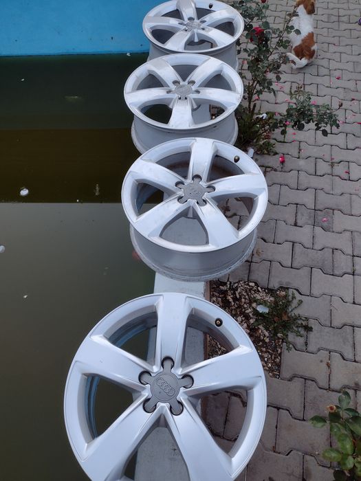 4 jante aliaj 5x112 R18 originale audi A6 A8 Q5 A5 A4 b8 d9
