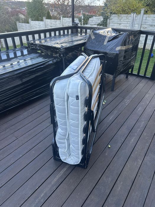 Pat pliabil cu saltea