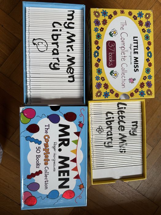 Little Men si Little Miss complete collections colectii carti