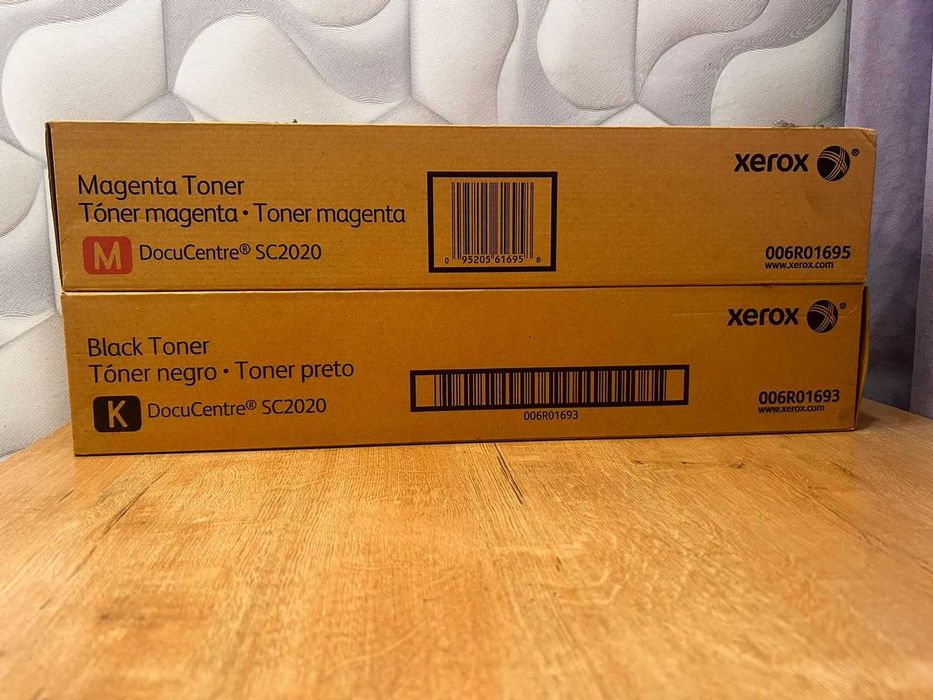 Тонер-Картридж на Xerox DocuCentre SC2020 , пурпурный и черный 2 шт