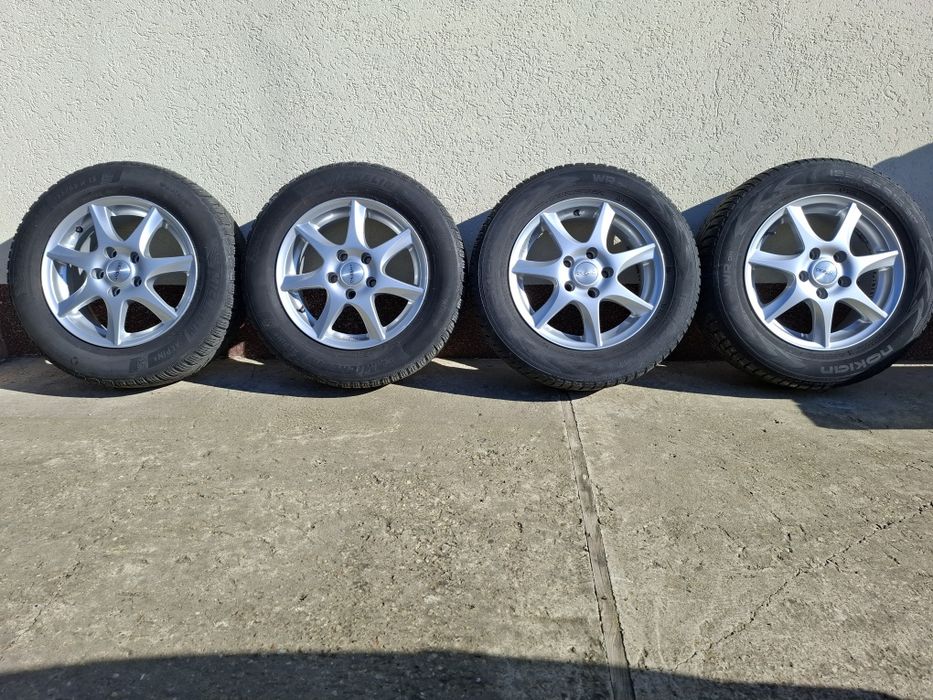 Set 4 cauciucuri Iarnă 195/65 R15 cu jante aluminiu