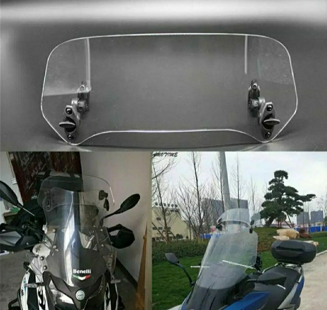 Deflector parbriz moto reglabil touring naked scuter vant