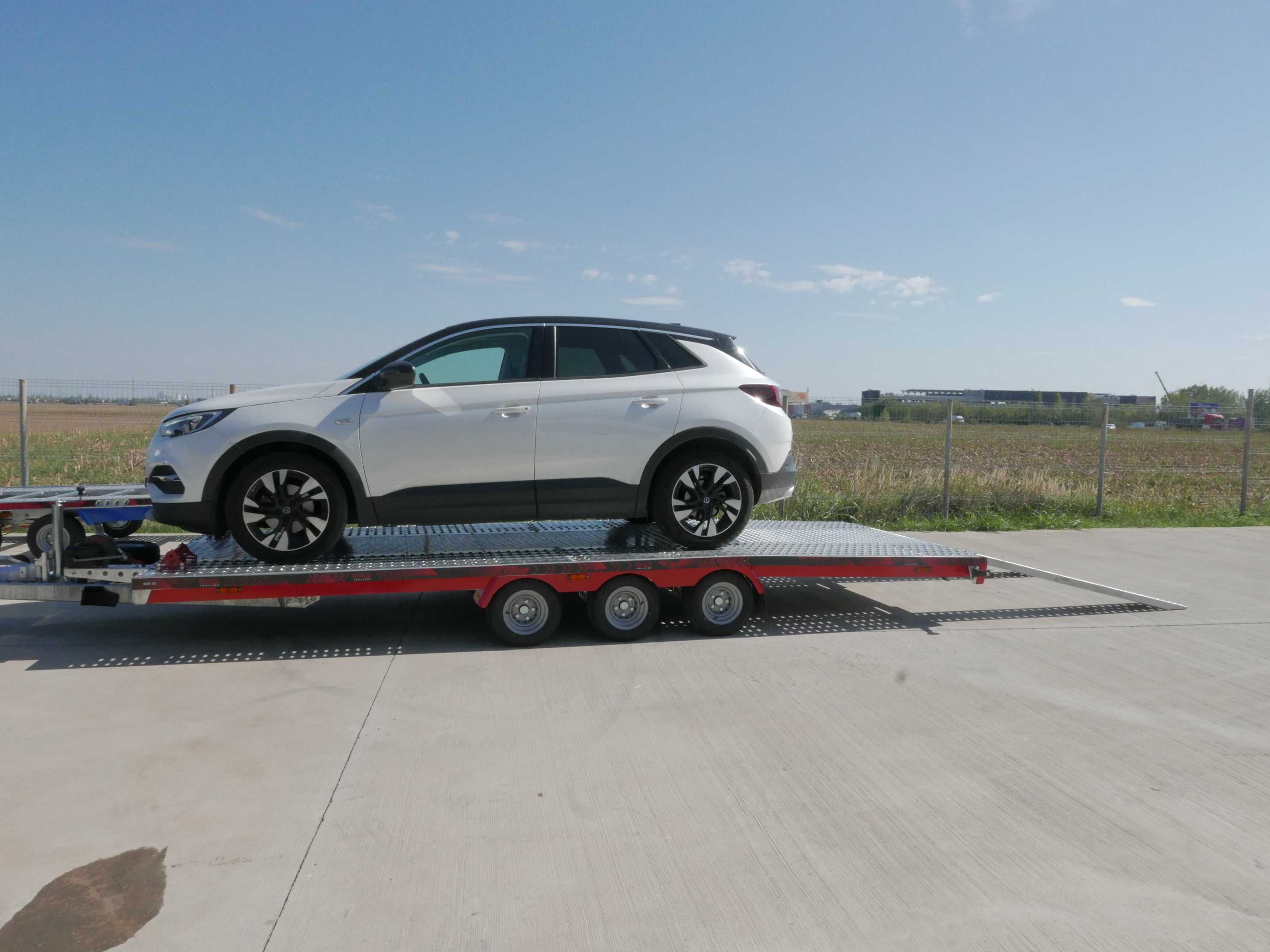 Platforma Trailer auto 5m-5.5m-6m, 3 axe - TA-NO SCORPIO