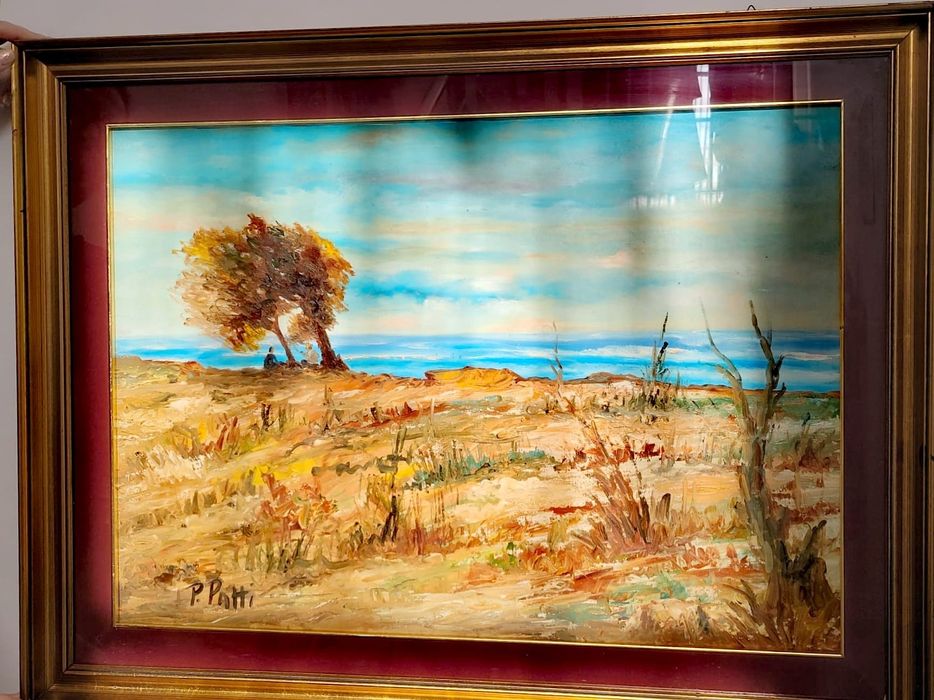 Tablou ,,Vântul schimbarii,, cuțit pe panza dim mare