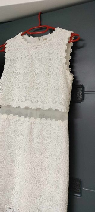 Rochie superba alba xs/s nou 70lei