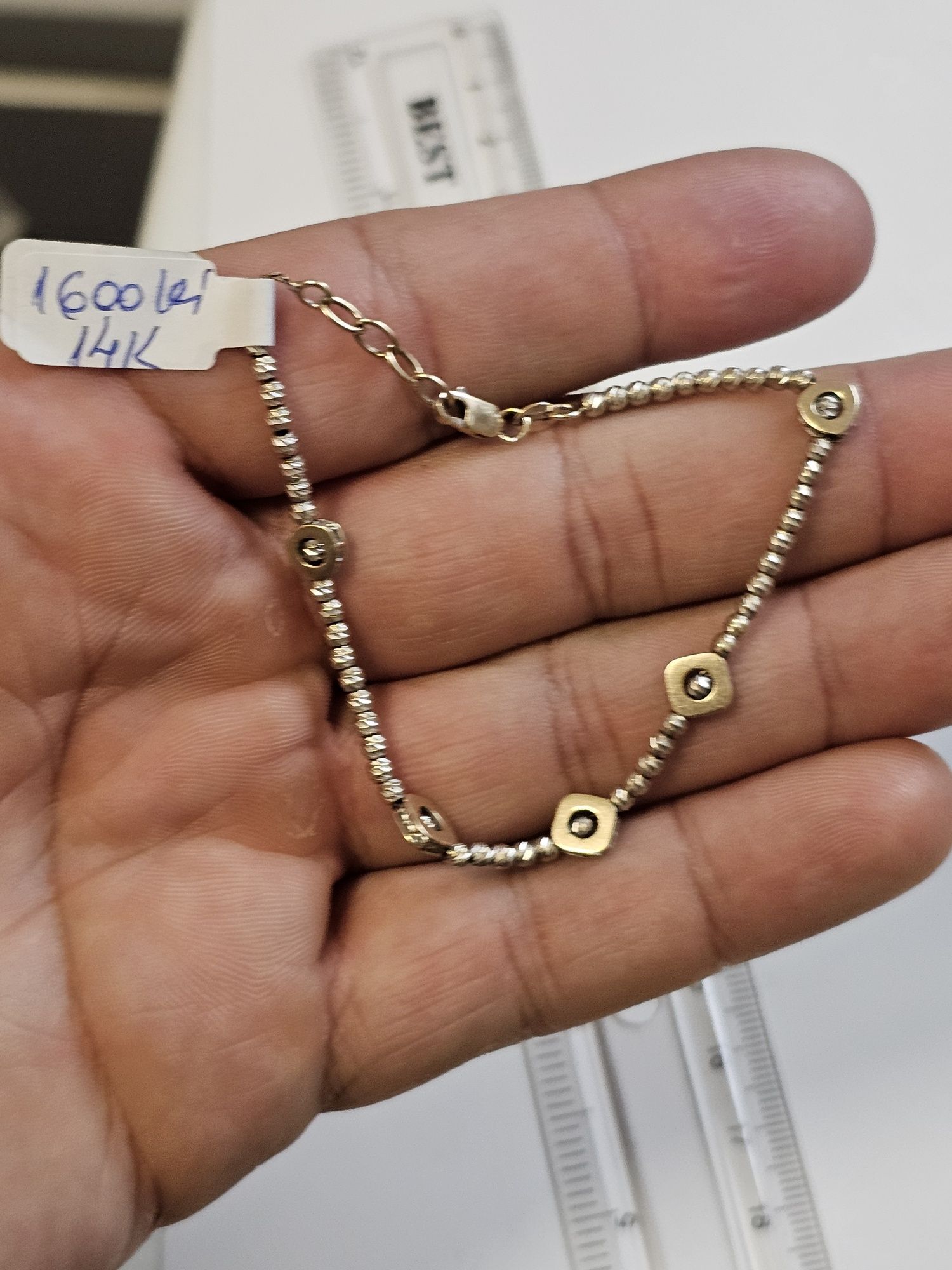 Vand bratara din aur 14 k 4.59 g
