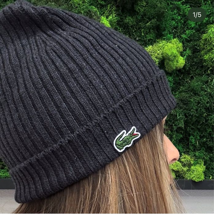 Шапка lacoste новая оригинал