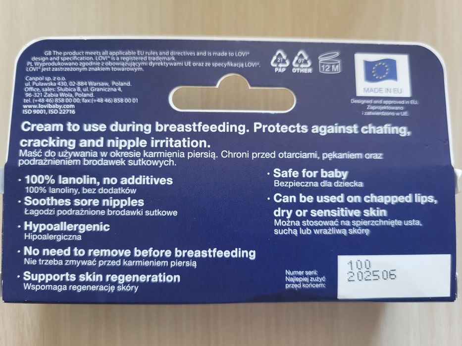 Unguent cu lanolina LOVI