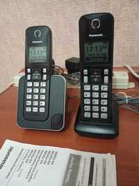 Продам радиотелефон PANASONIC две трубки на один телефонный номер.