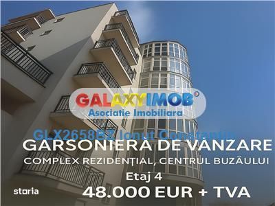 Garsoniera de vanzare, complex rezidential, centrul Buzaului