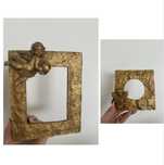 Vand 2 rame Italia vintage/antic /baroc/ sculptura deosebite auriu