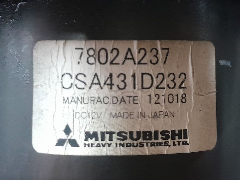 Aeroterma Mitsubishi Outlander III 2012 - 2015 (1085) 7802A237
